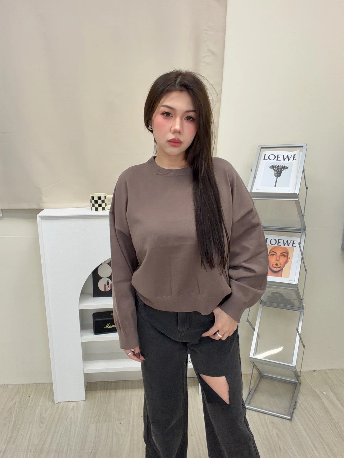 11635圓領素面針織
