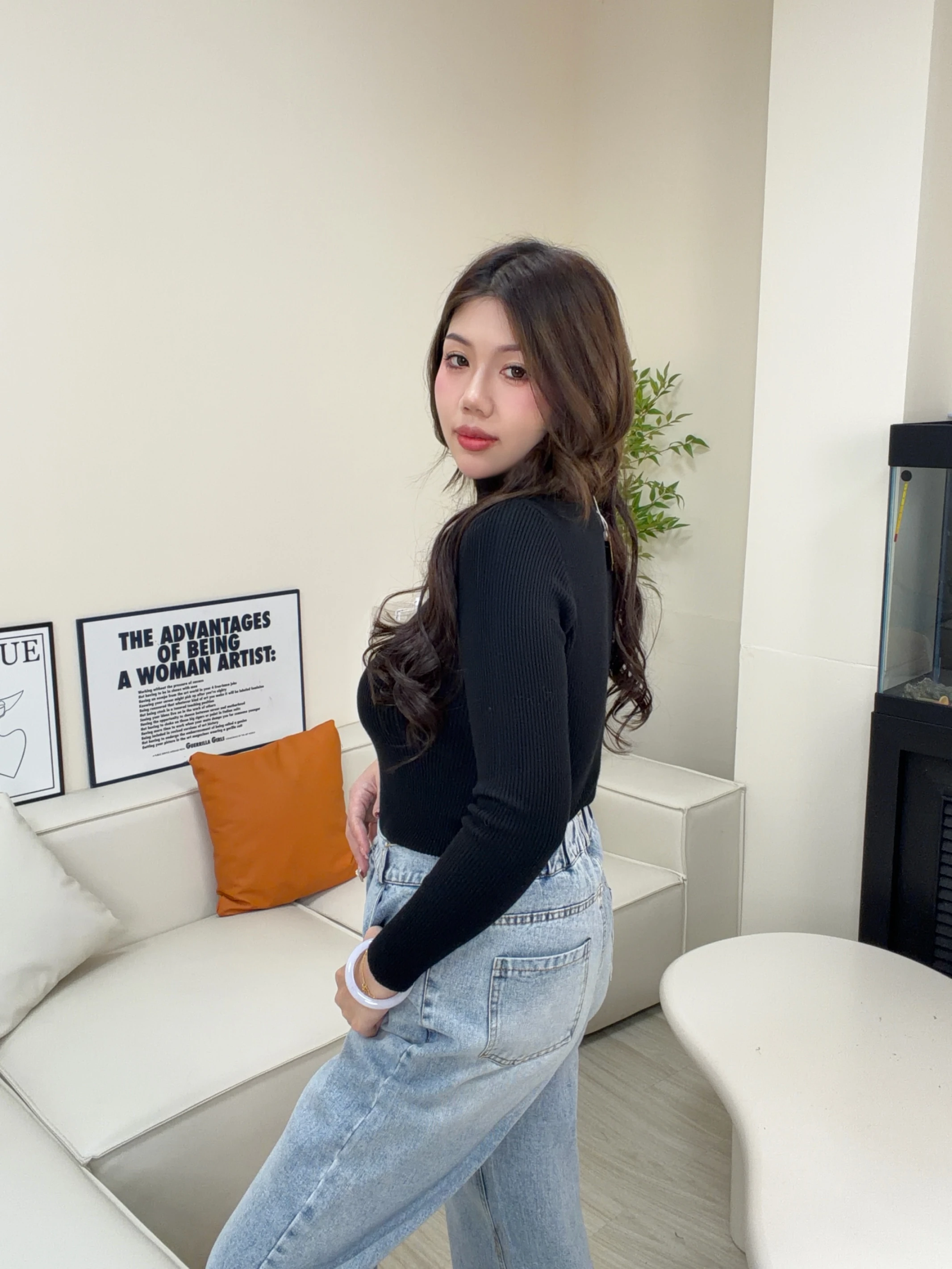 ✨獨家訂款✨6805 牛仔寬褲