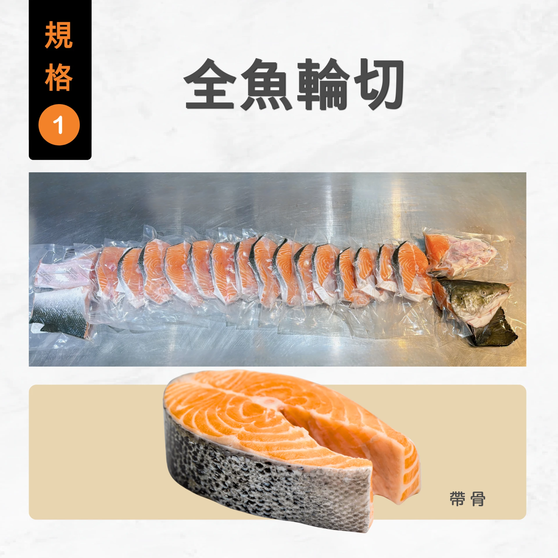 挪威冰鮮鮭魚《規格①》