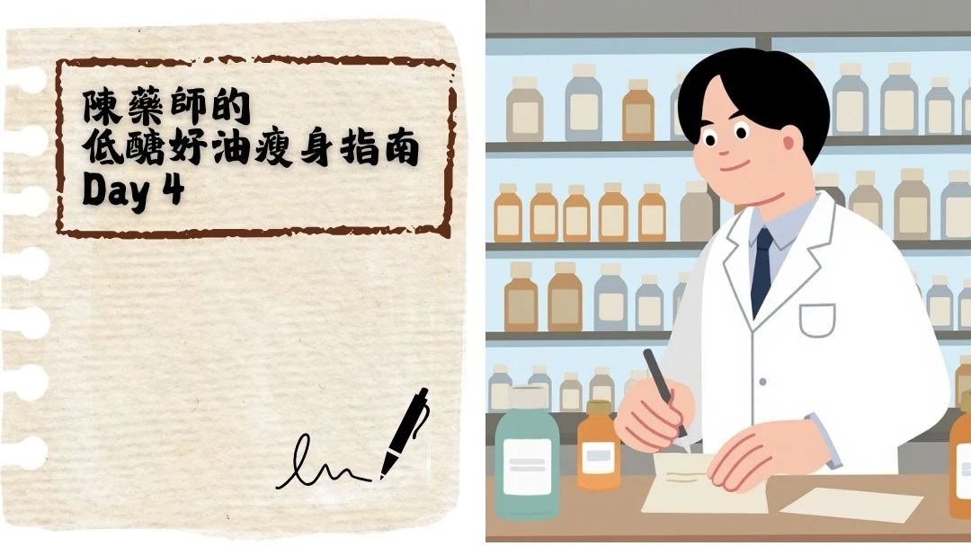 陳藥師的低醣好油瘦身指南｜Day 4