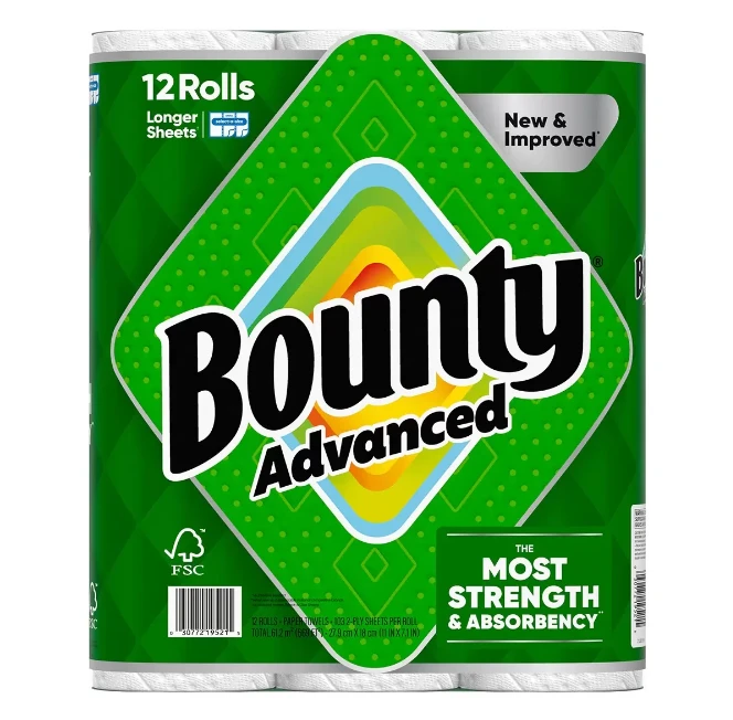 Bounty 兩層隨意撕特級廚房紙巾 103張 X 12卷