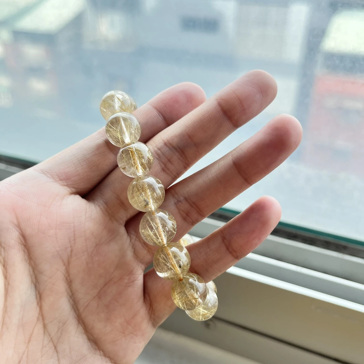 清透招財鈦晶手鍊