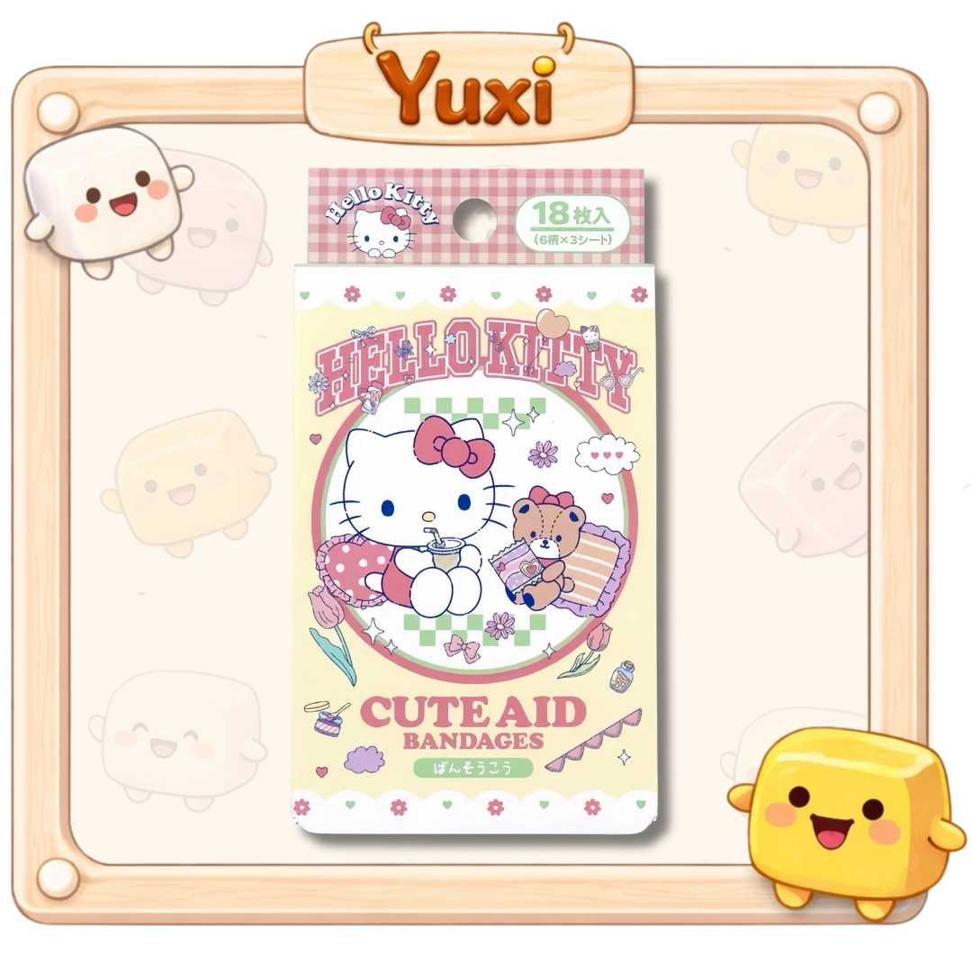 【 日本限定🇯🇵 】 正版授權Hello Kitty OK繃｜一盒18入