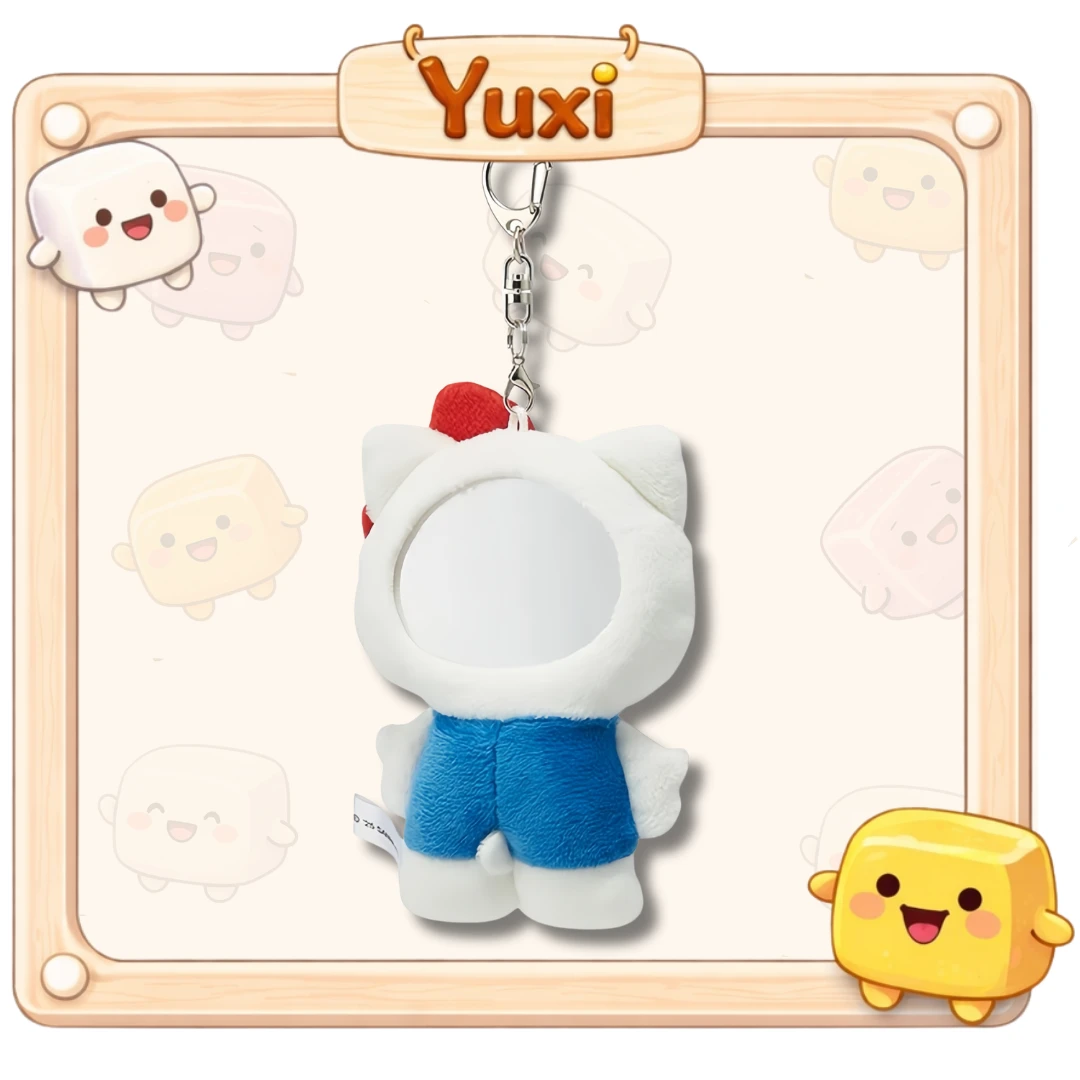 【 日本限定🇯🇵 】正版授權經典Hello Kitty鏡面毛絨吊飾