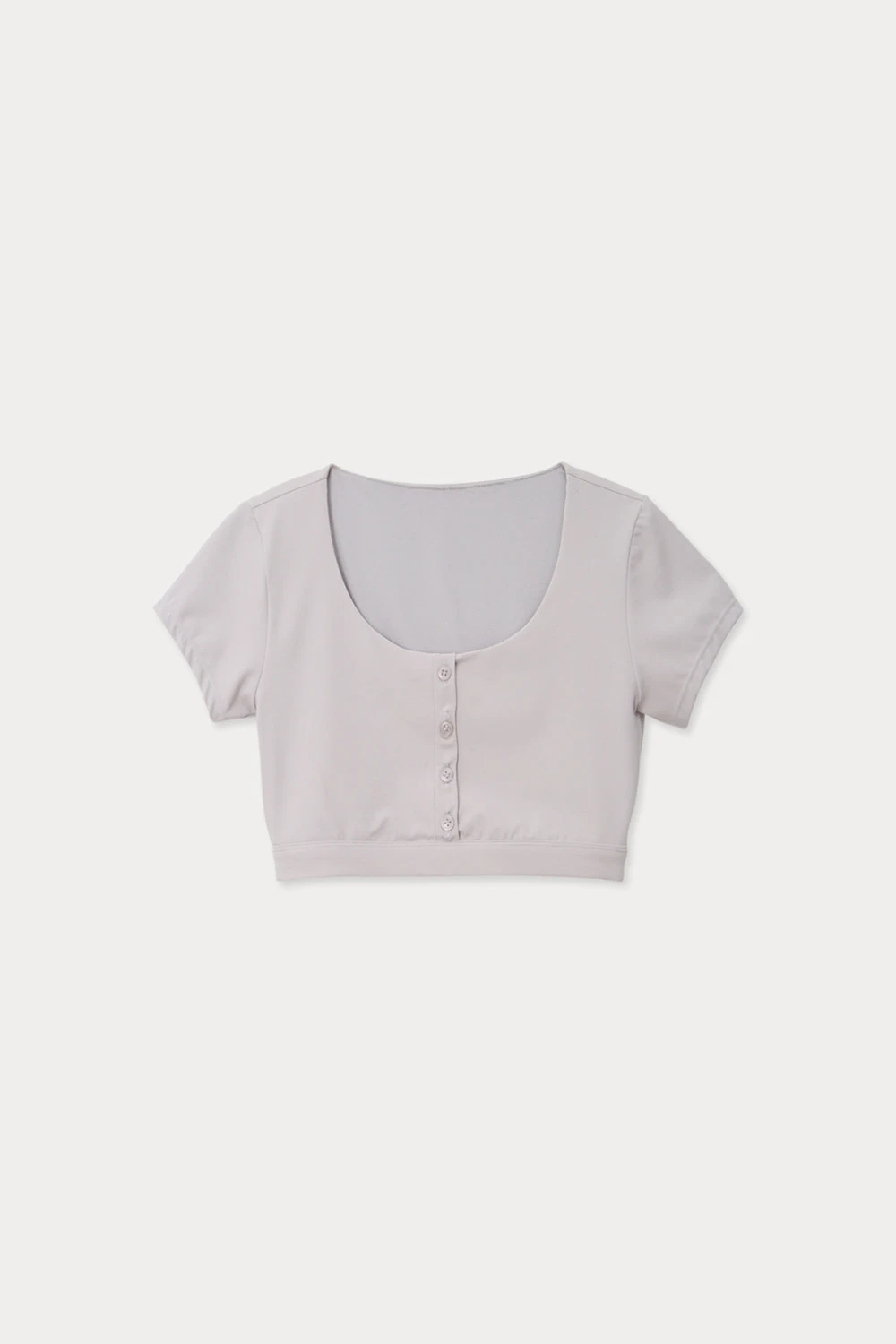 Raran U neck button top