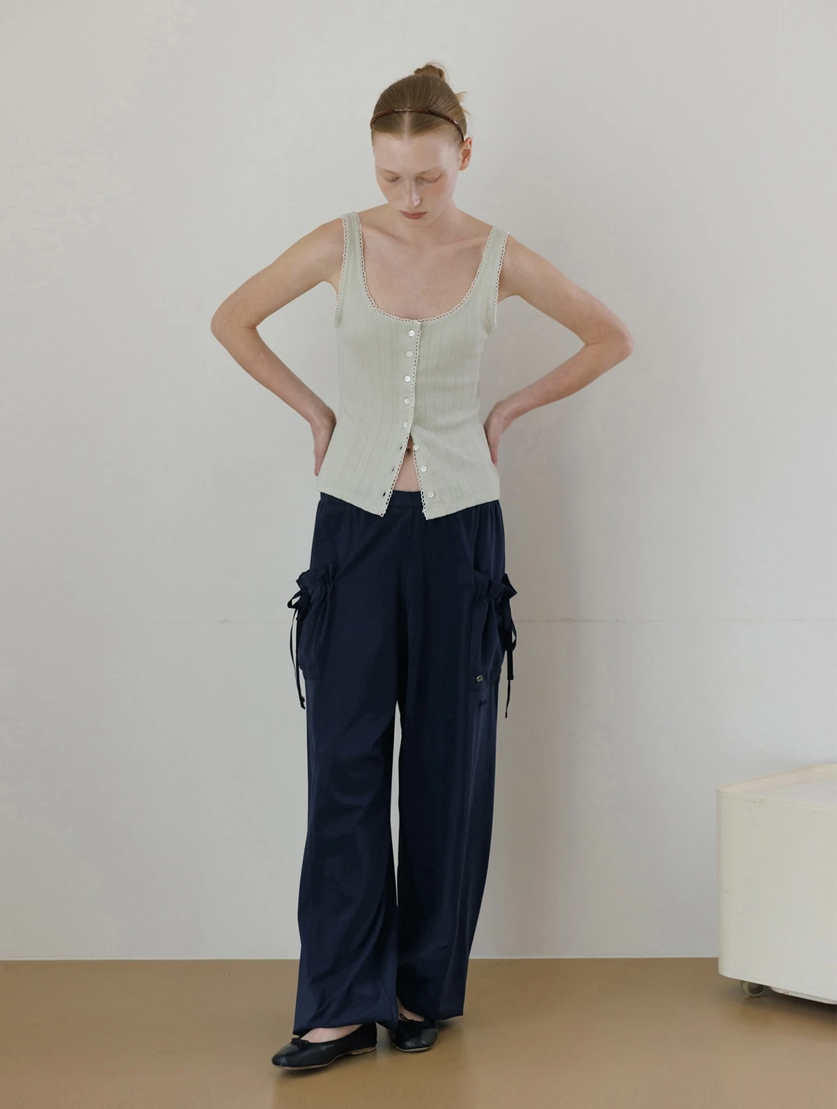 Raran Ribbon pocket pants