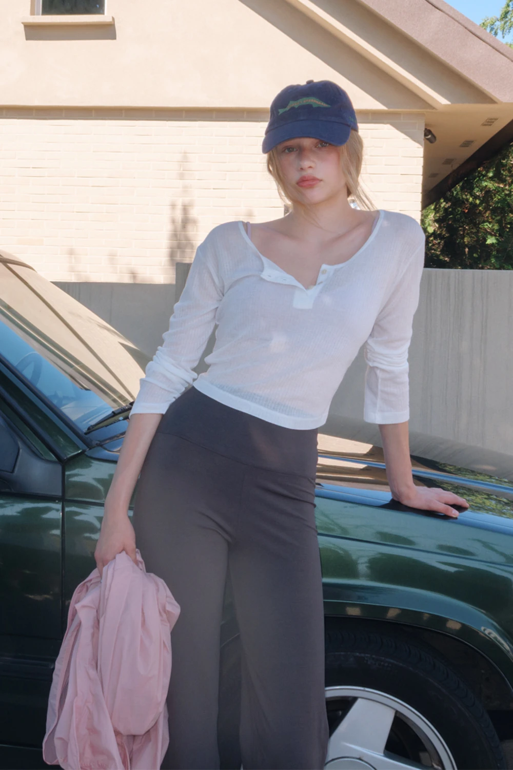 Raran Flee button Top