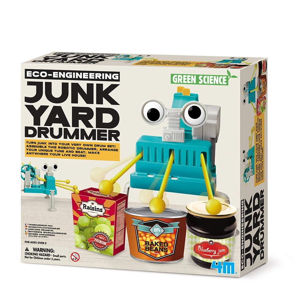 【4M科學】再生小鼓手Junkyard Drummer
