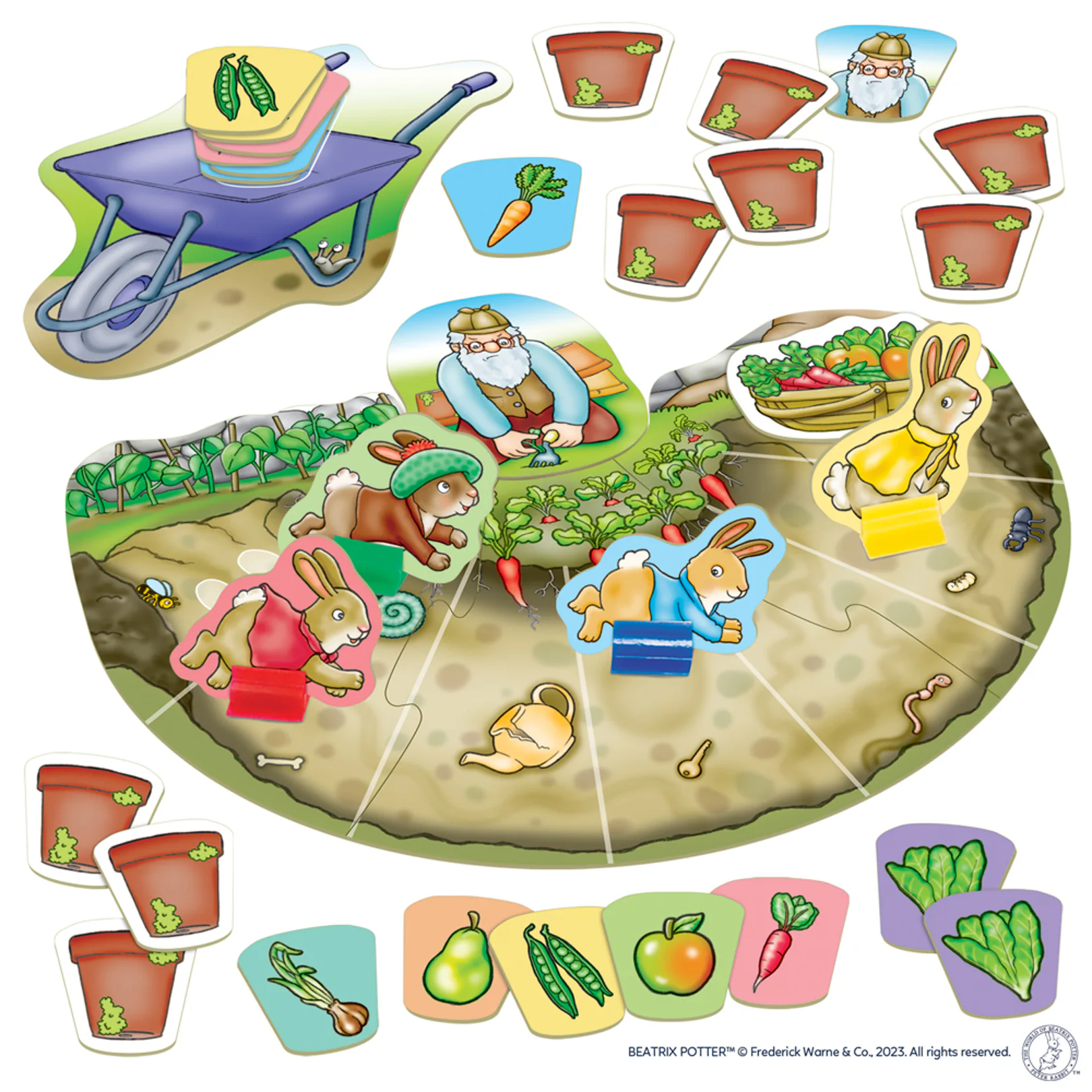 Peter Rabbit™桌遊-小兔賽跑