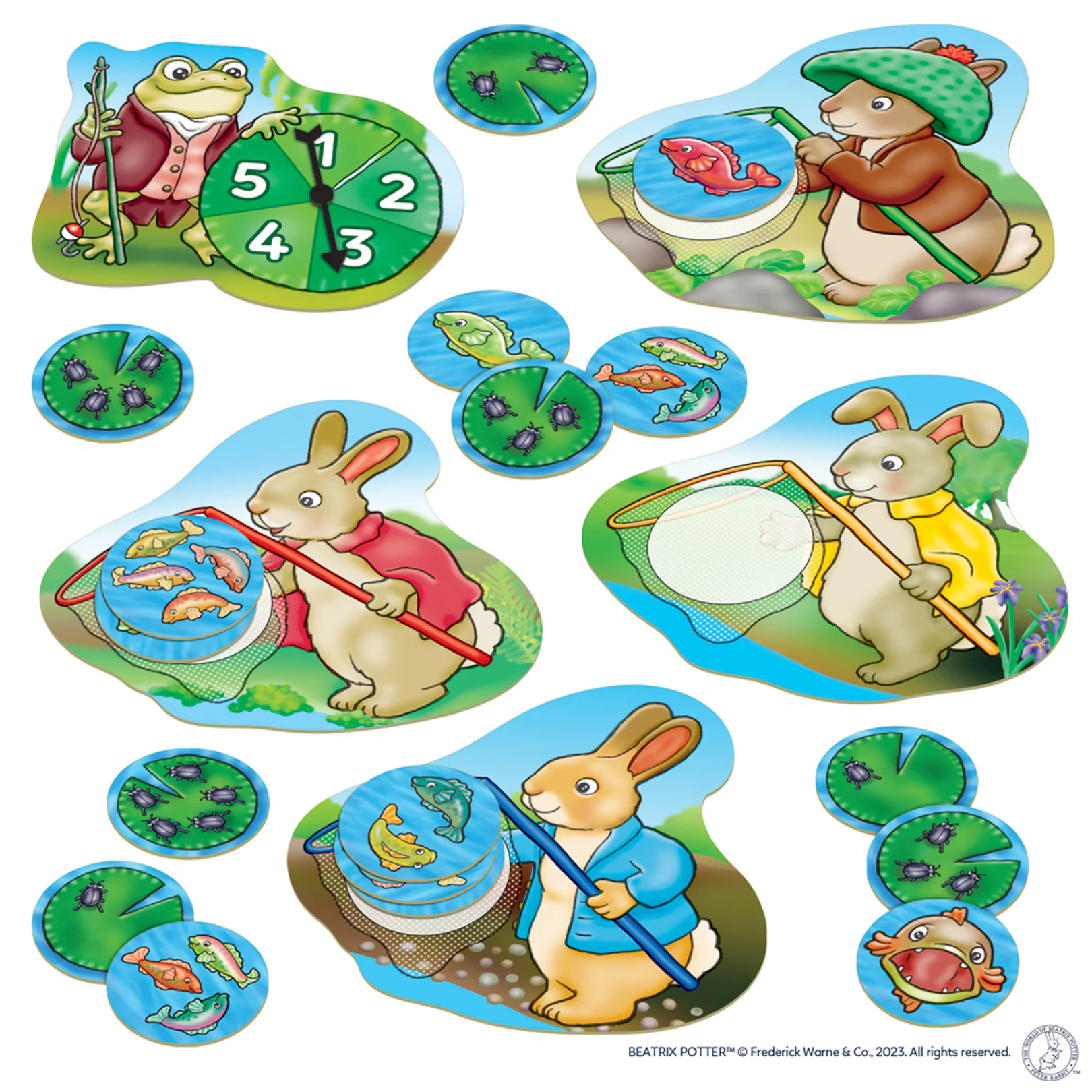 Peter Rabbit™桌遊-小兔的魚池大冒險