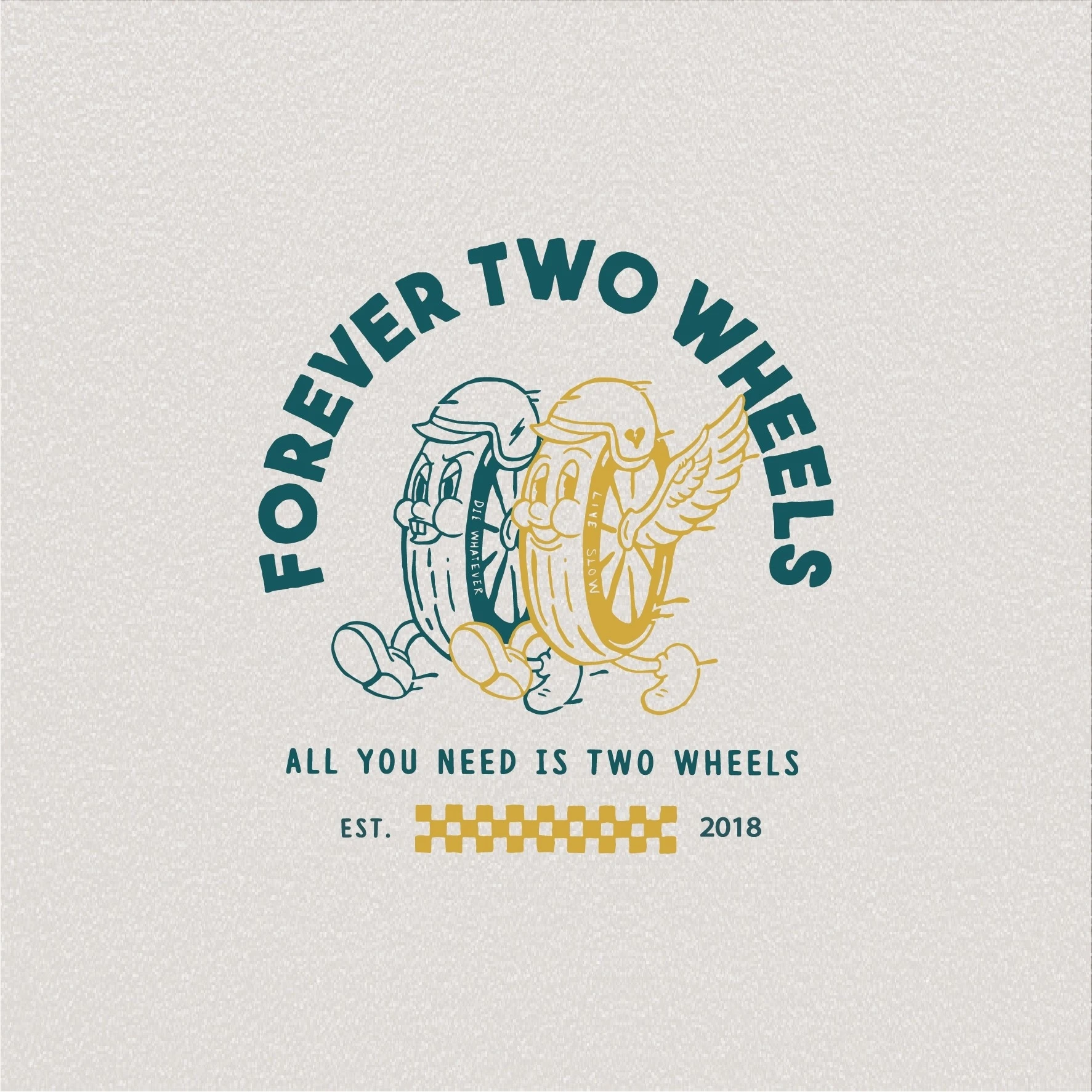 AFTER WORK-TWO WHEELS BRO抱枕 白/丈青