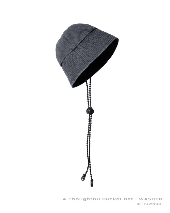 INCODER-A Thoughtful Bucket Hat-石洗