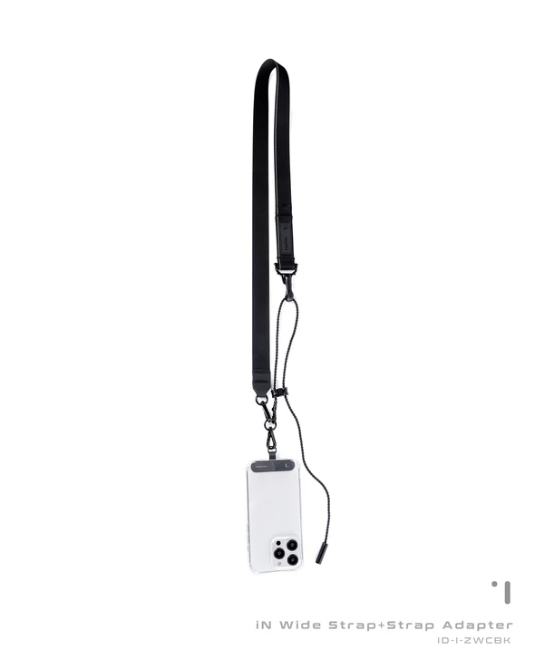 INCODER-iN Wide Strap+Strap Adapter iN織帶掛繩+手機夾片