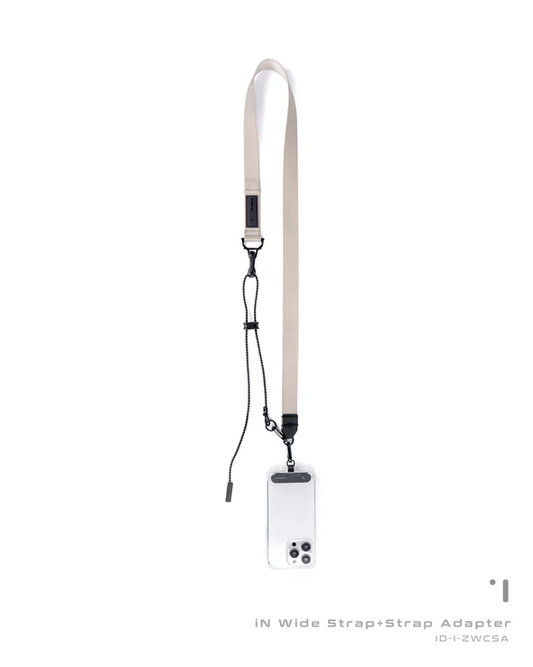 INCODER-iN Wide Strap+Strap Adapter iN織帶掛繩+手機夾片