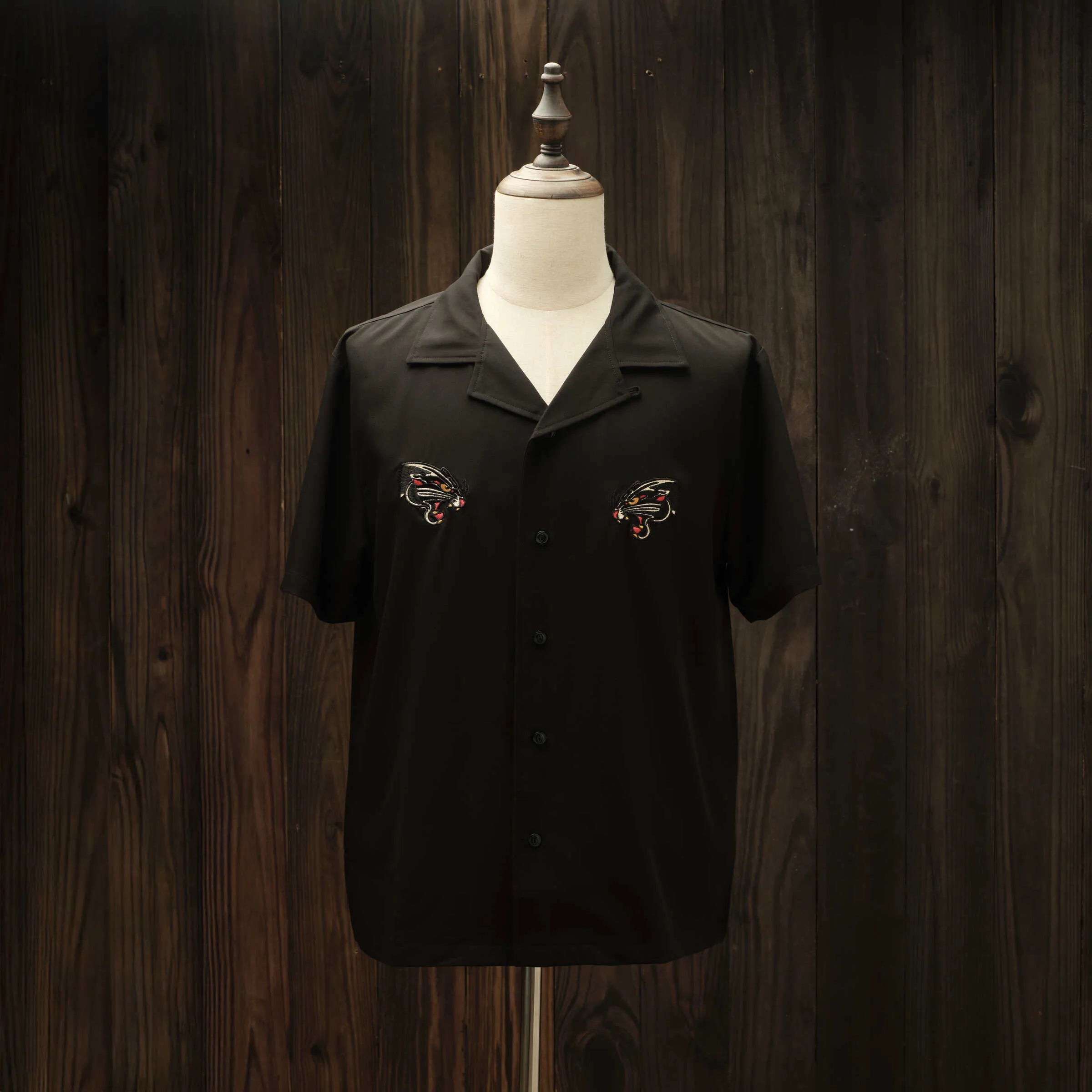 RD - The 59 Tattoo Panther Shirt by Sean Mok - 黑色 Black