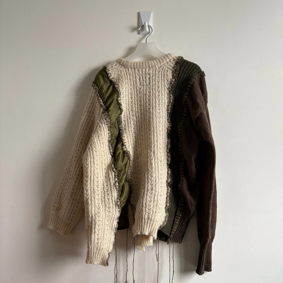 RemakebyYi_Patchwork Knit Sweater 拼布針織毛衣(B)