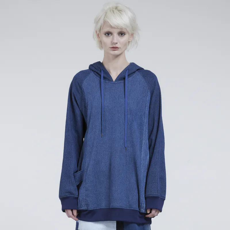 Storywear-手工丹寧連帽長袖