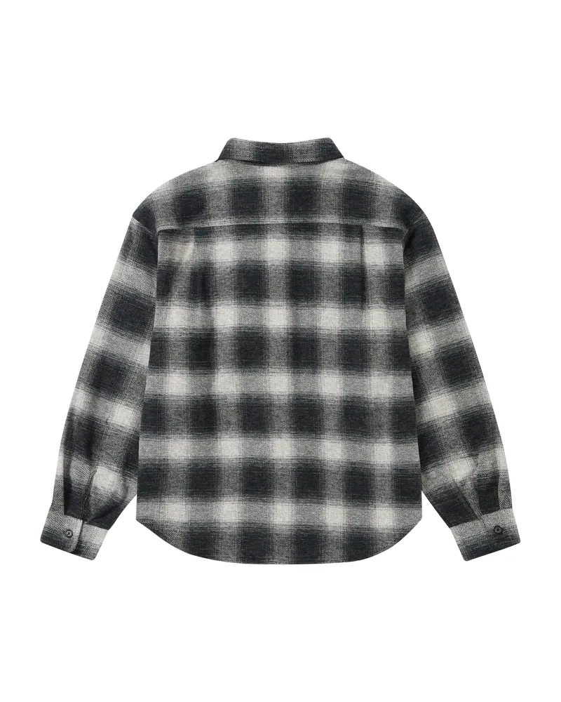 THE WST&CO-OMBRE PLAID FLANNEL SHIRTS