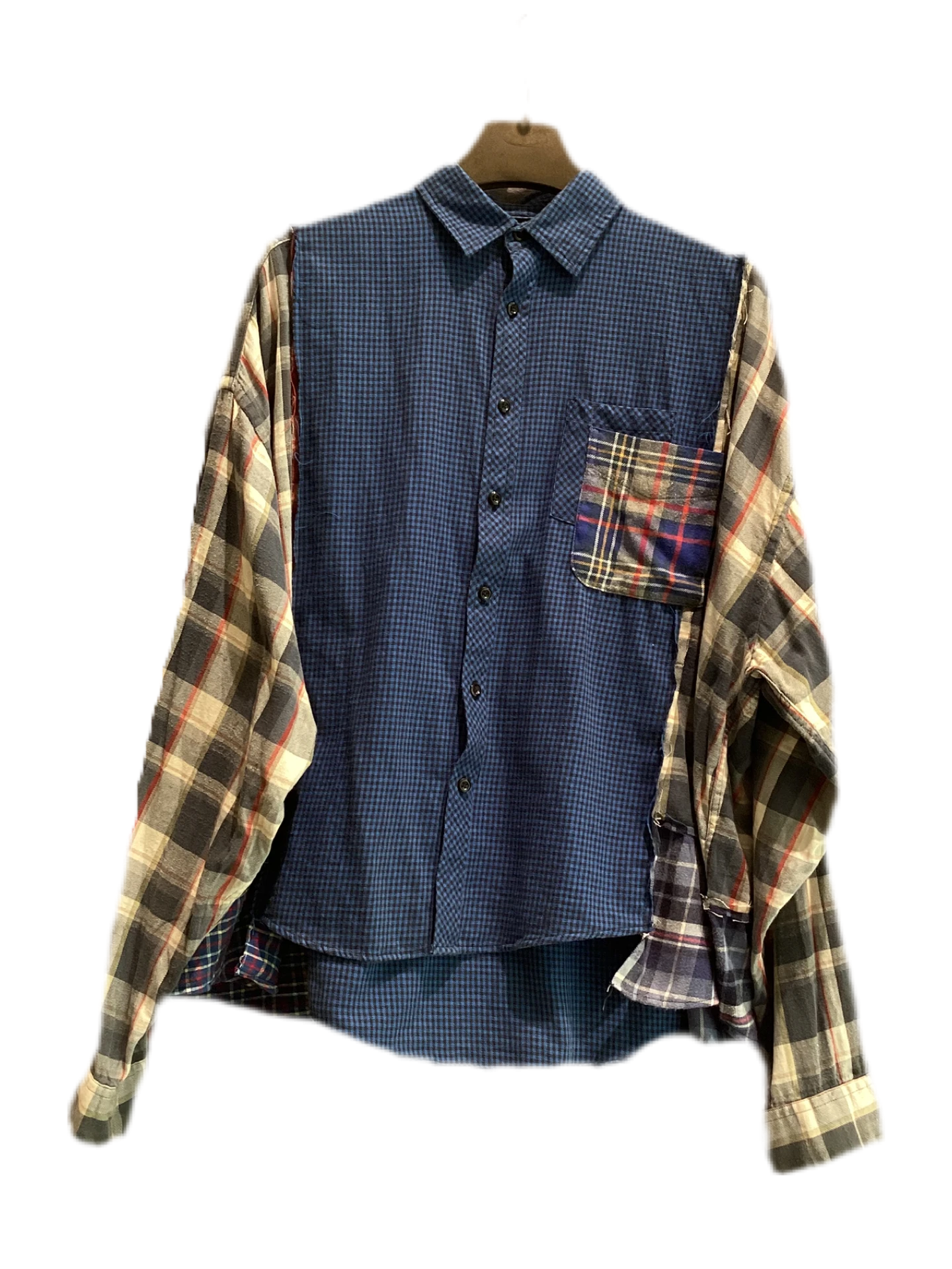 MUKU-Check Shirt (Blue)