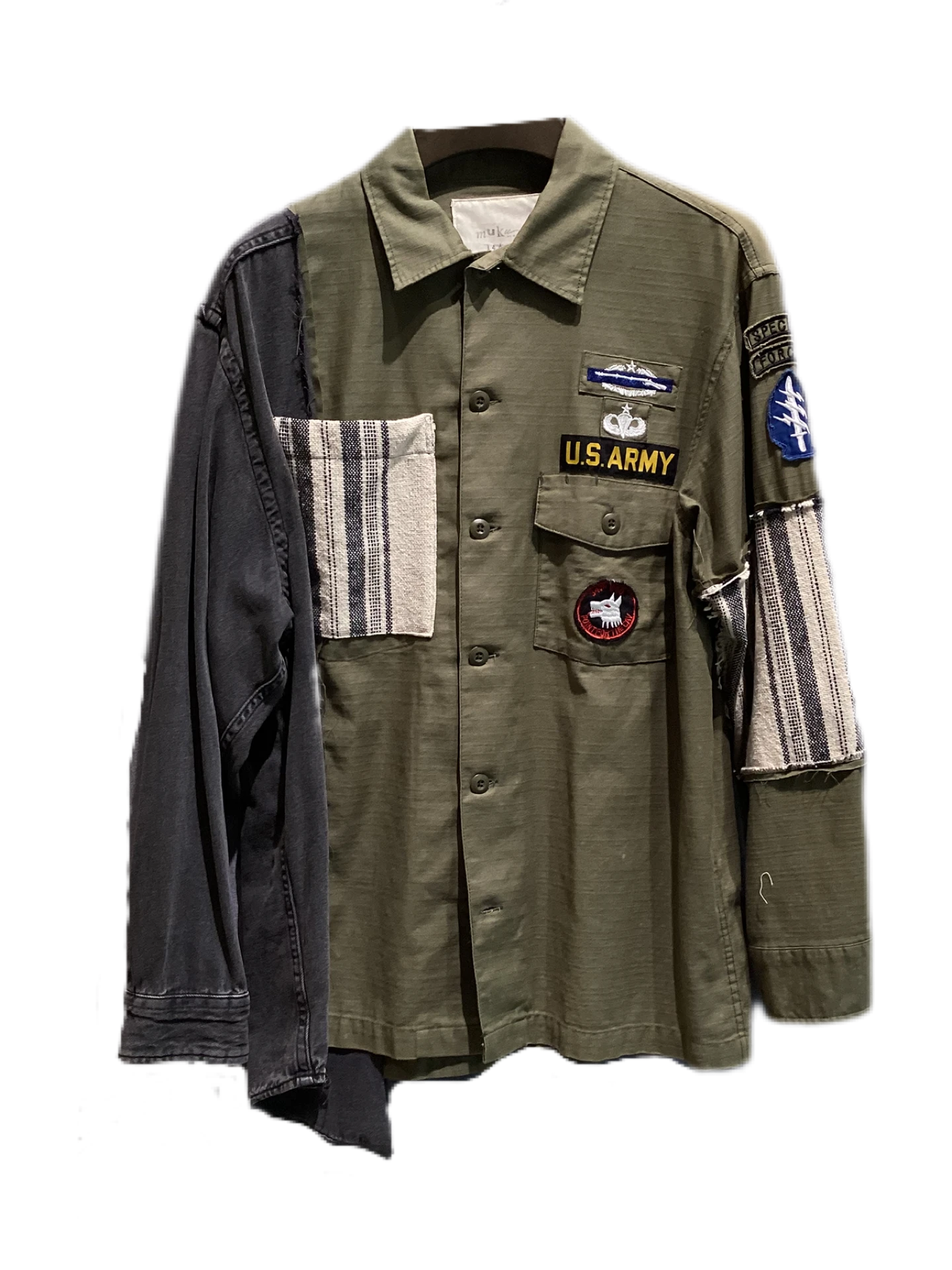 MUKU-Military Shirt (Khaki)