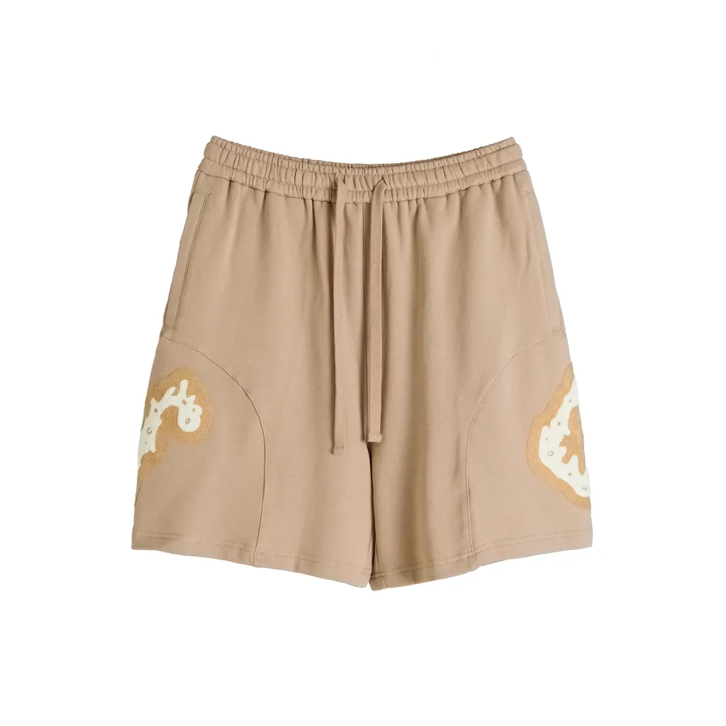 VACANT-Embroidered Shorts