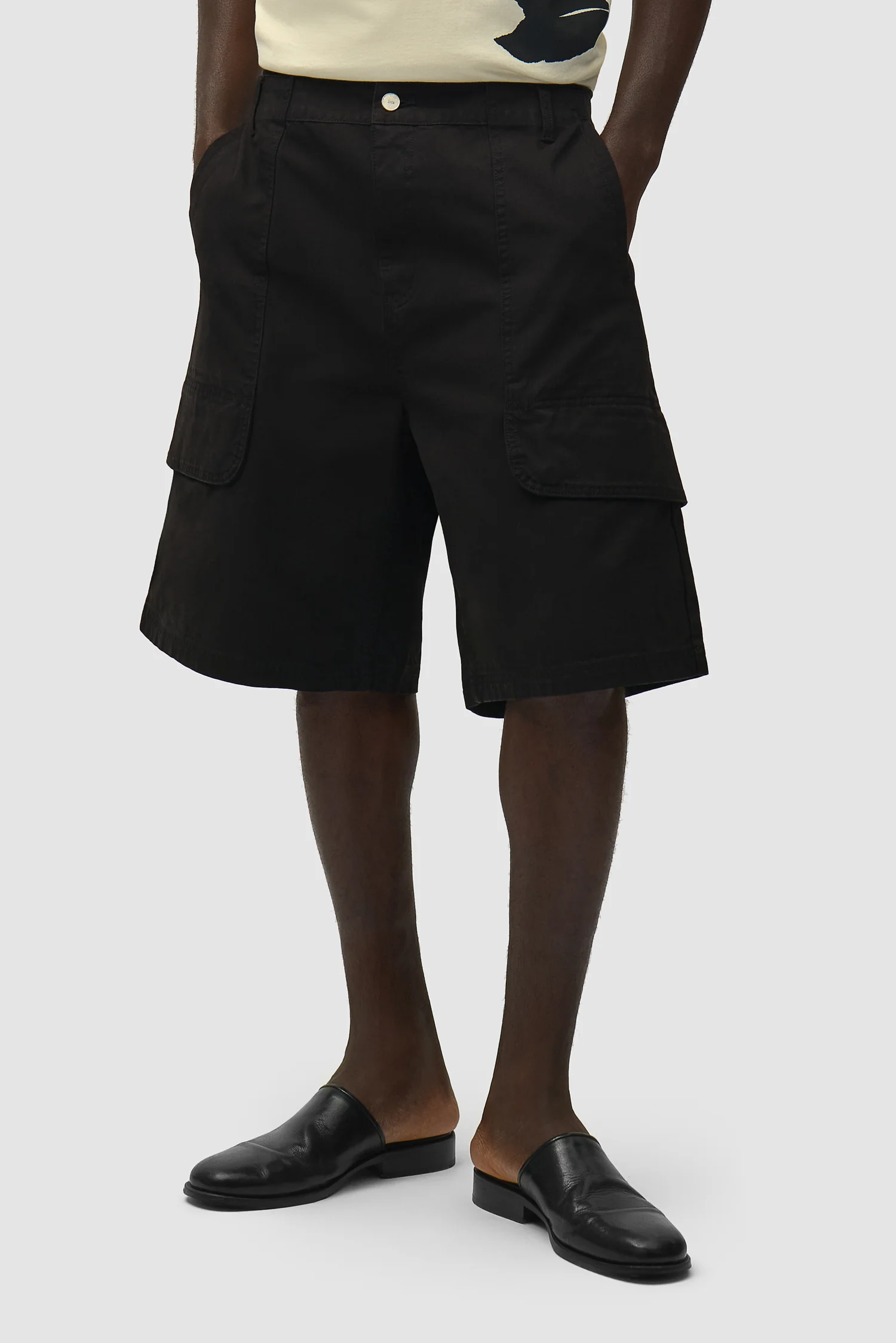 Arte Antwerp-Canvas Cargo Shorts