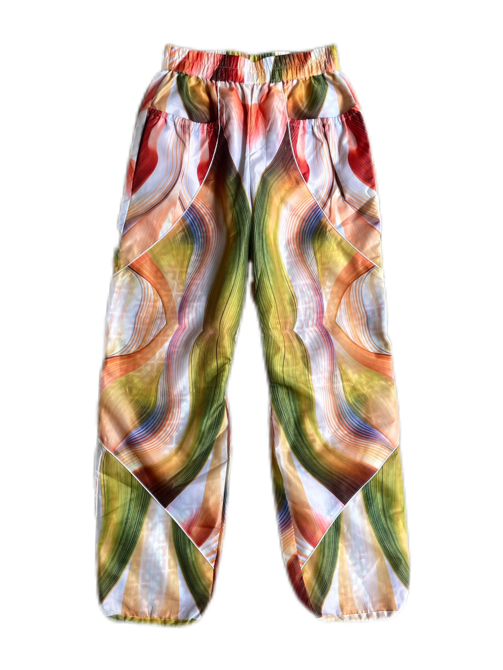 pieux-Yellow Grap-hic Printed Pants