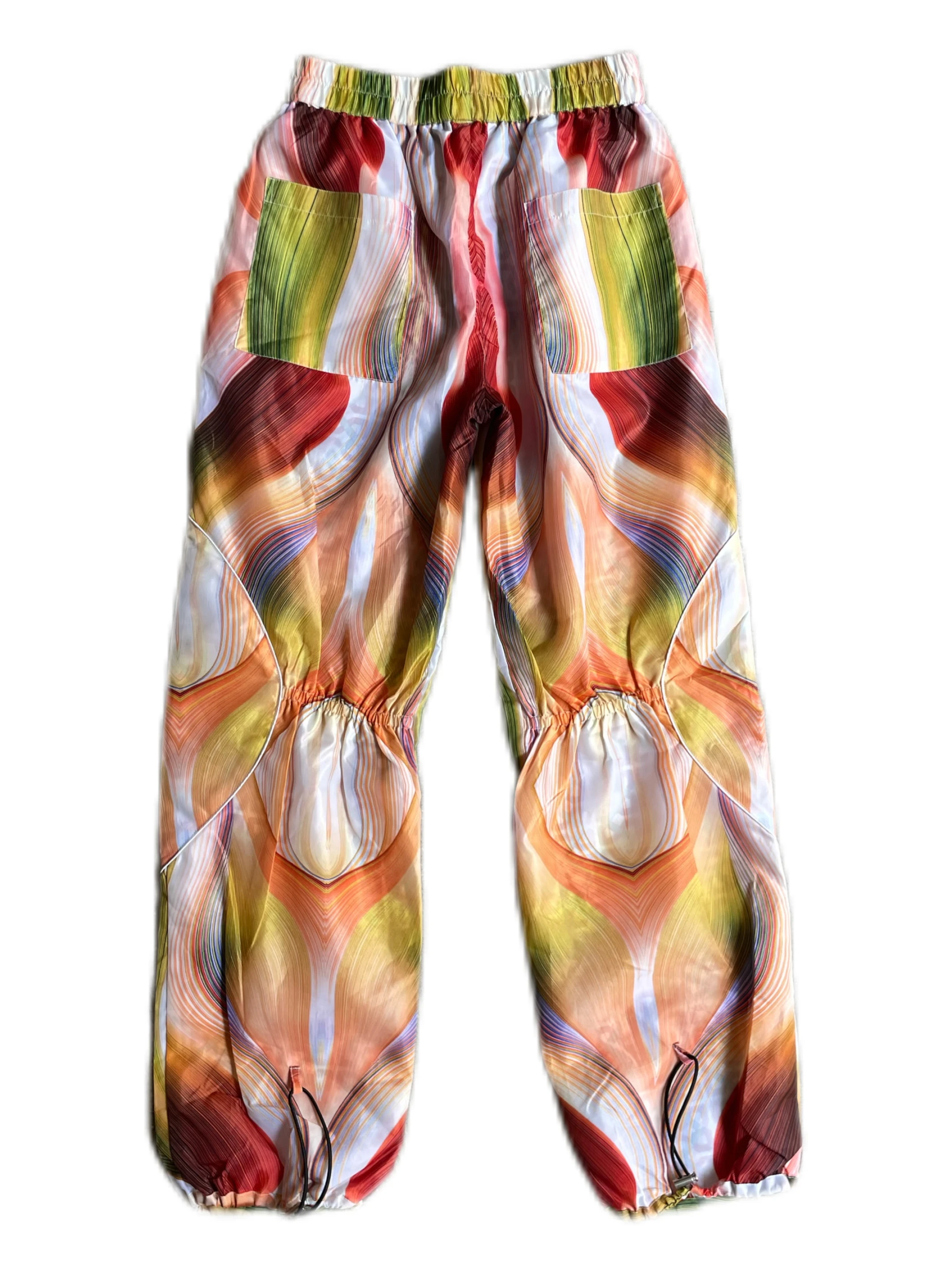 pieux-Yellow Grap-hic Printed Pants