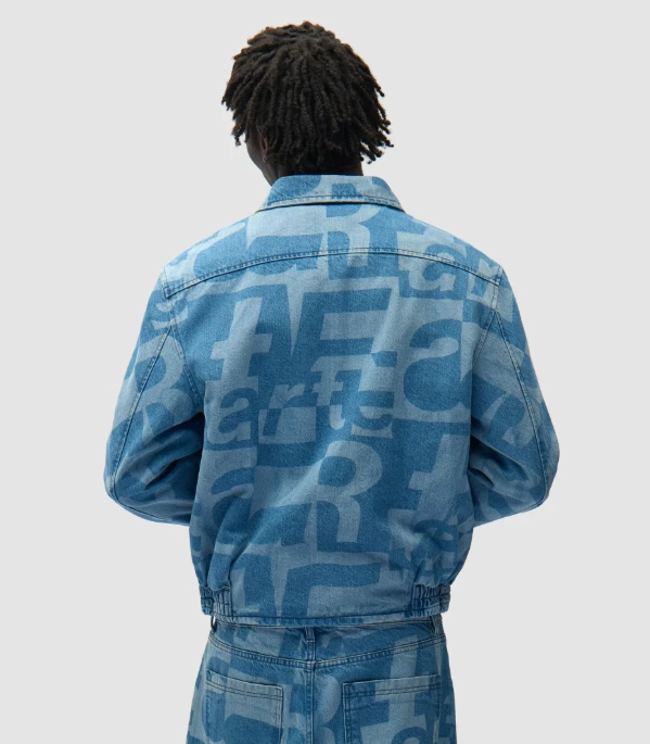 Arte Antwerp-Denim Allover Jacket
