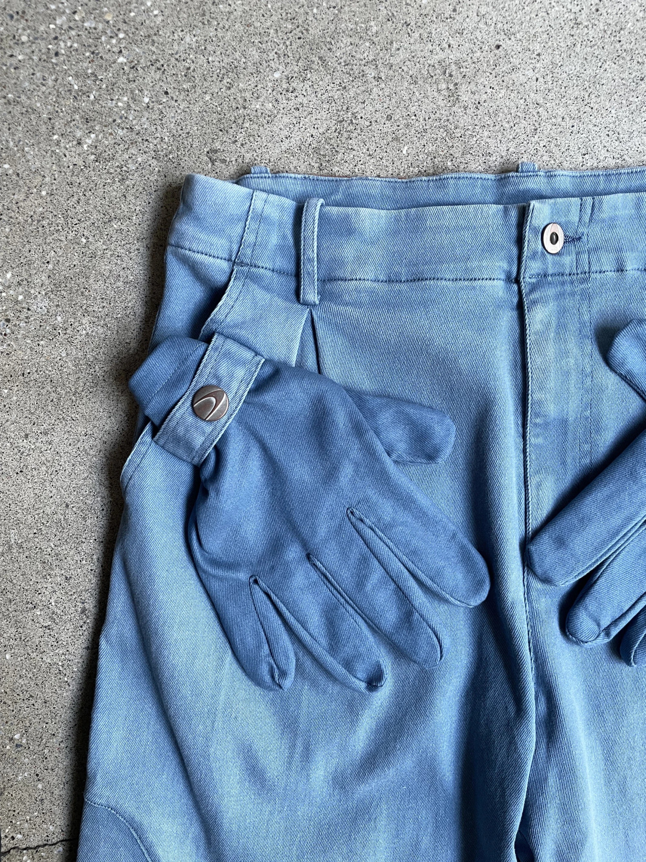 ANOMALIES-Washed distressed work pants