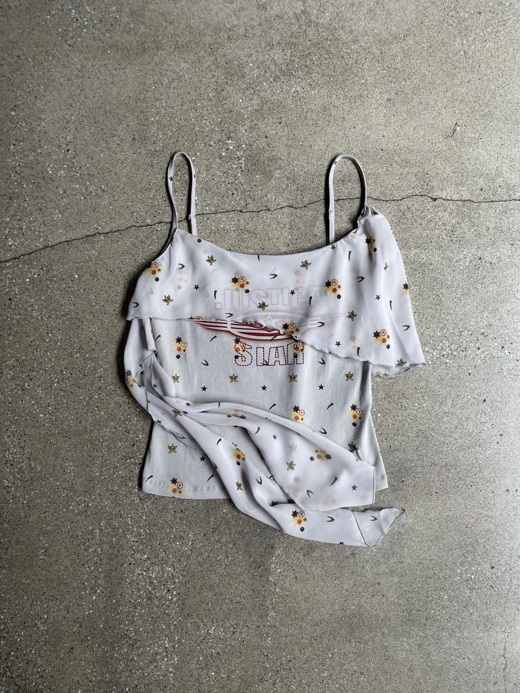 ANOMALIES-Chiffon floral camisole top