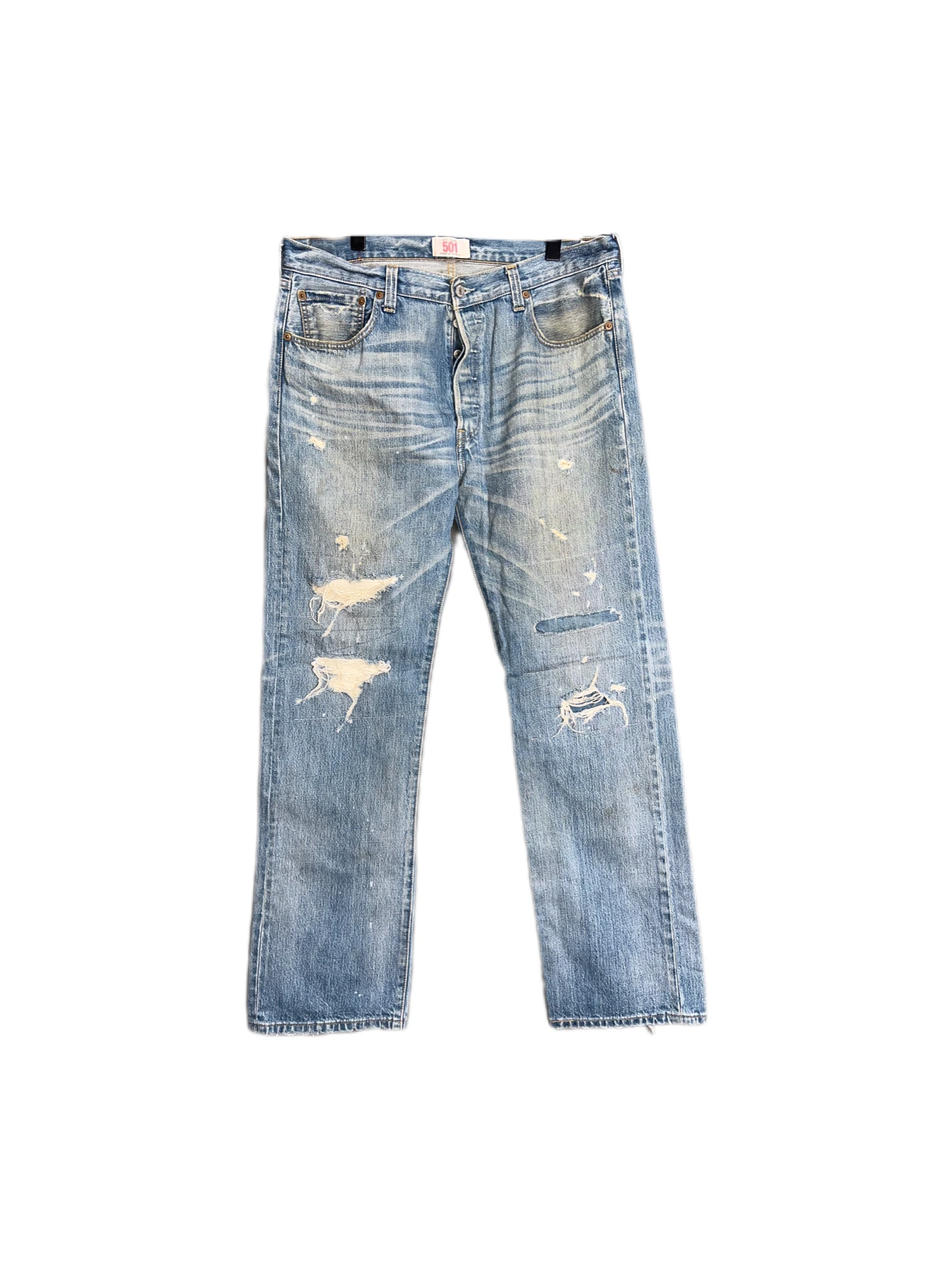 Levi's 501中腰直筒褲