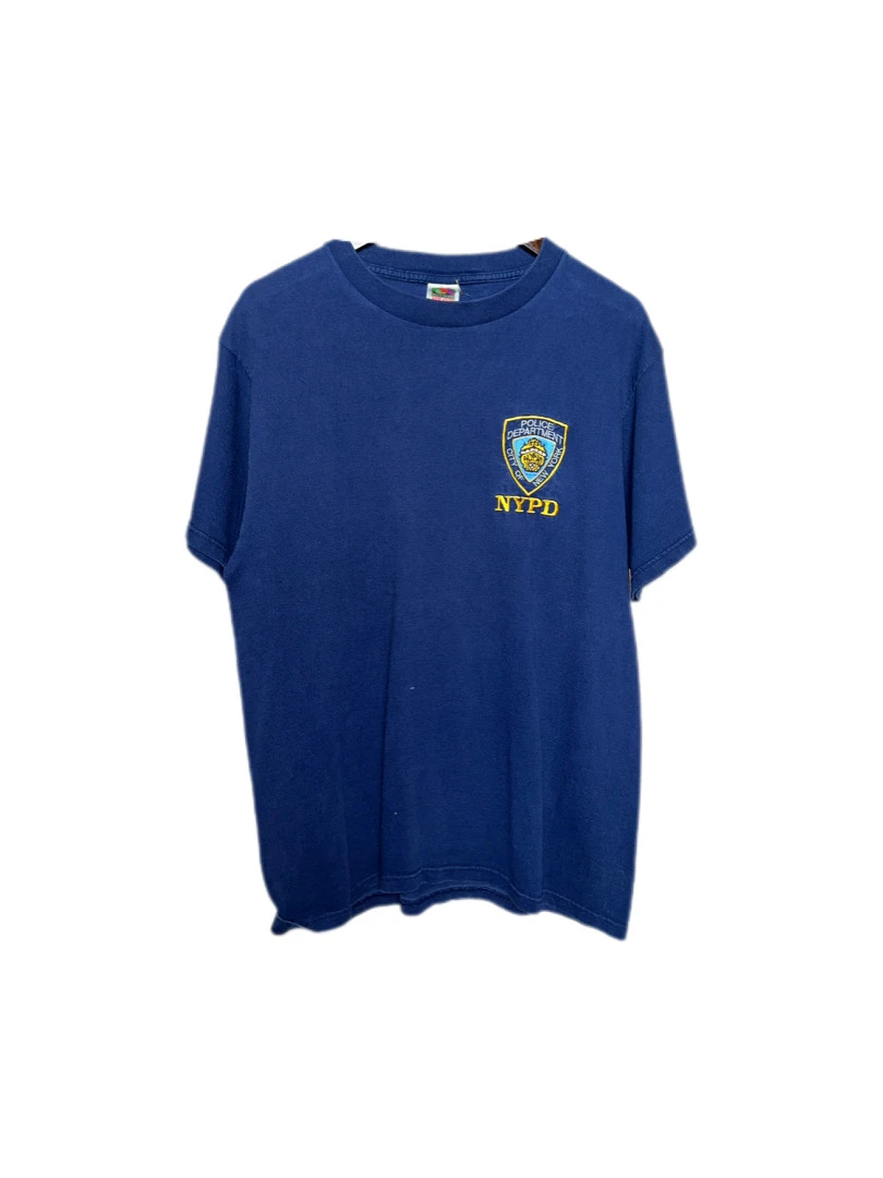 NYPD深藍刺繡Tee