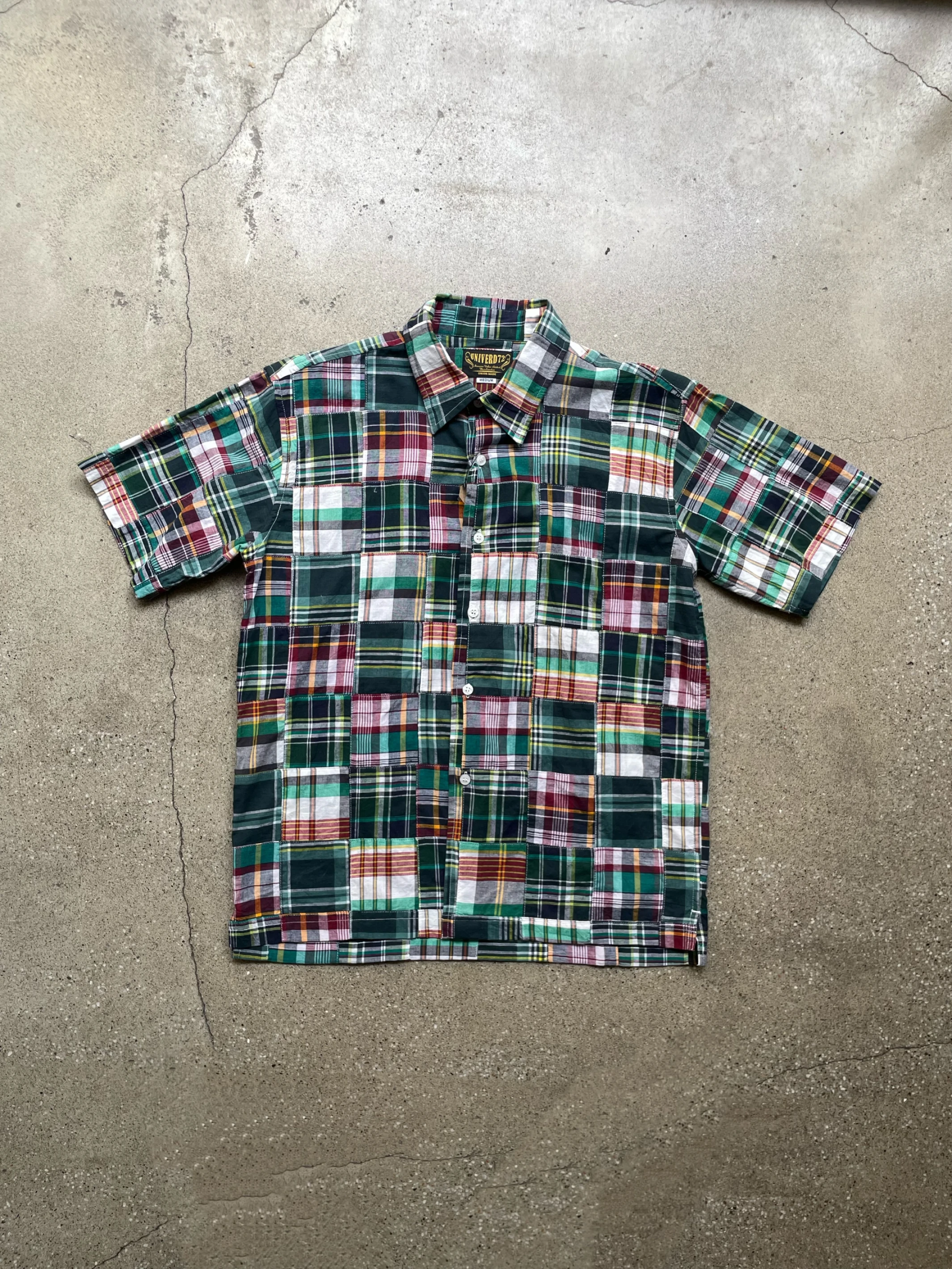 houston_MADRAS PATCHWORK SHIRT 格紋襯衫