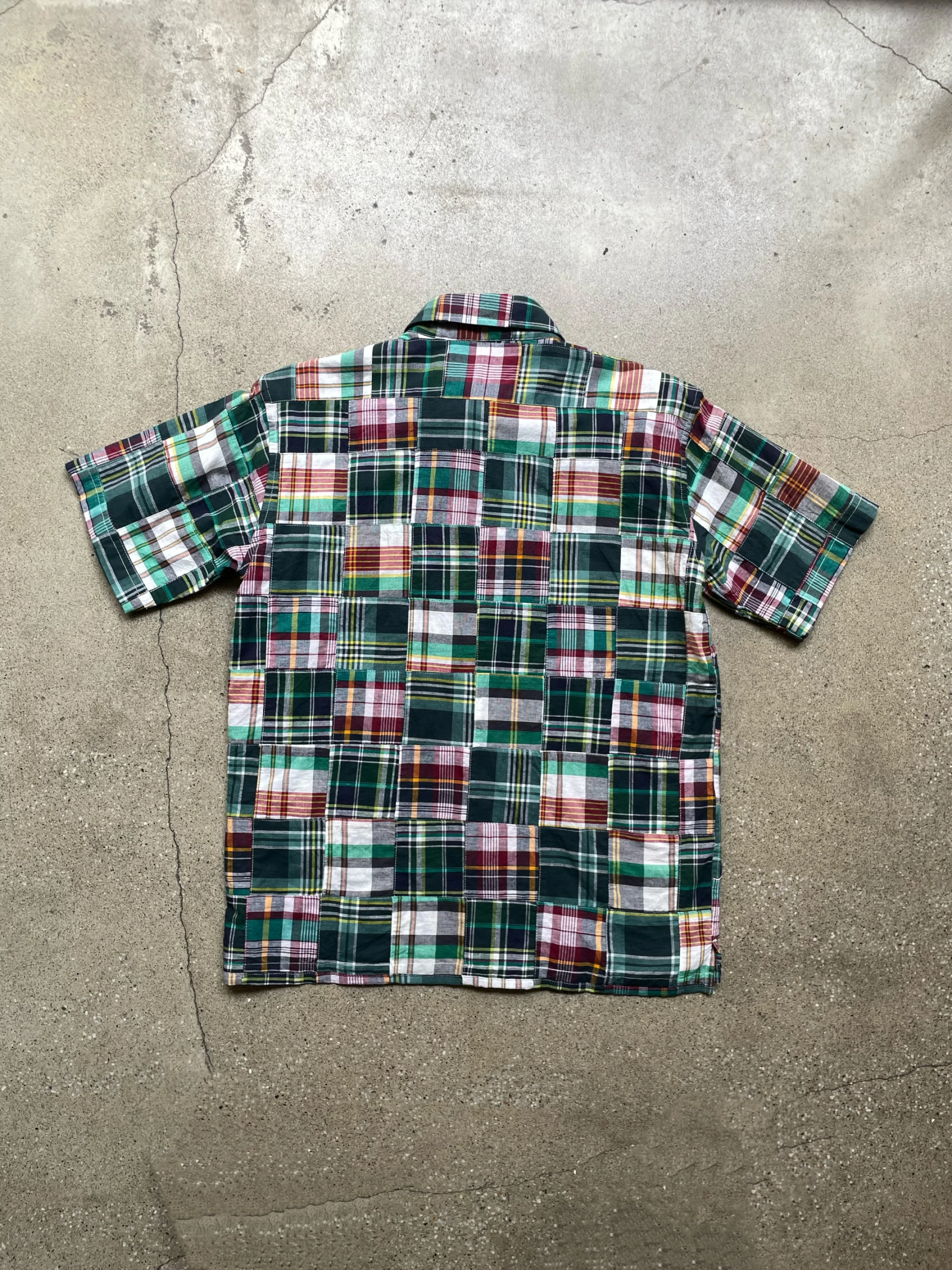 houston_MADRAS PATCHWORK SHIRT 格紋襯衫