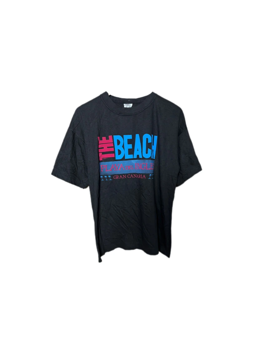 beach黑色短恤