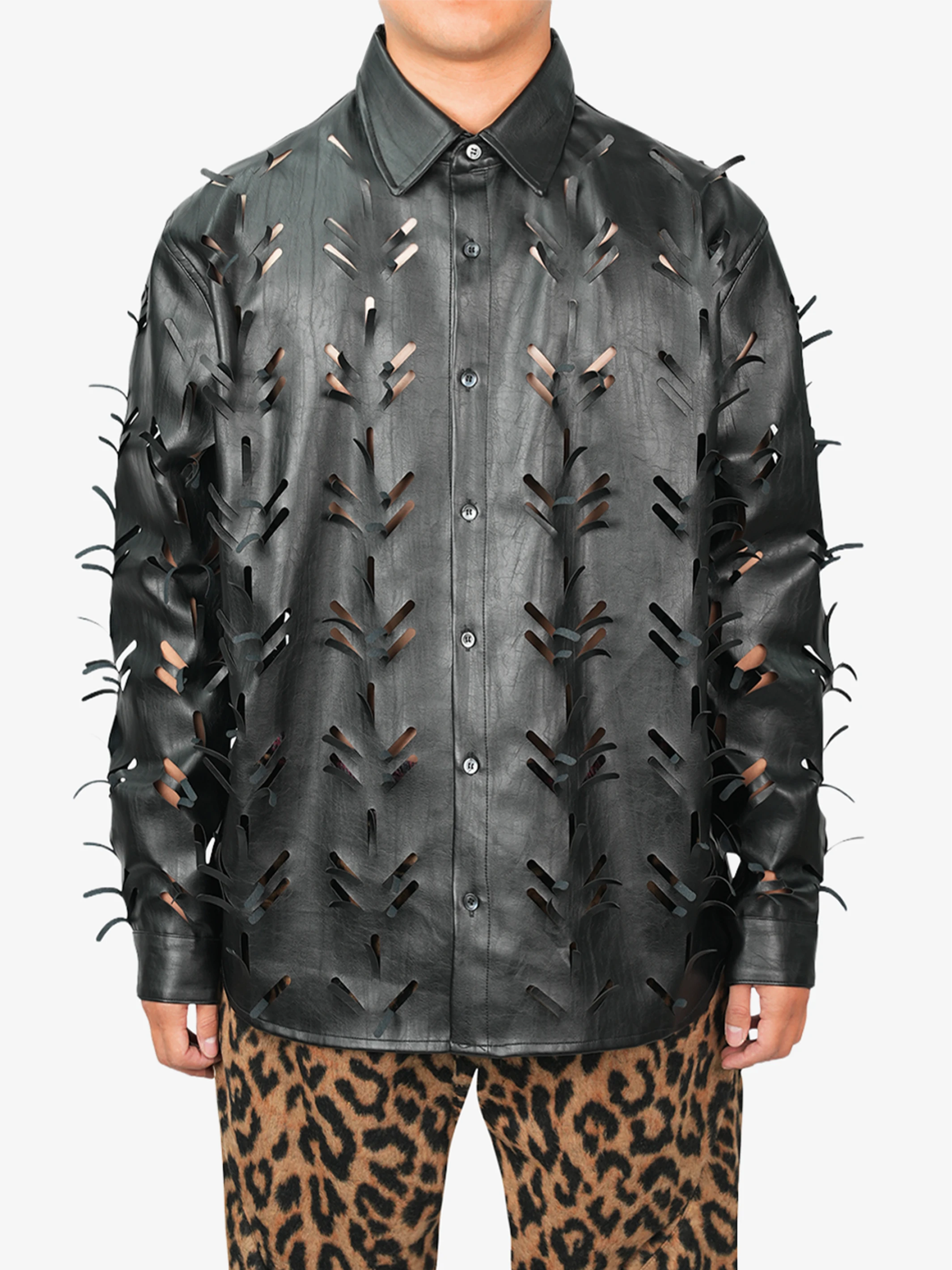 JUNTAE KIM - LASER-SLASHED SHIRTS