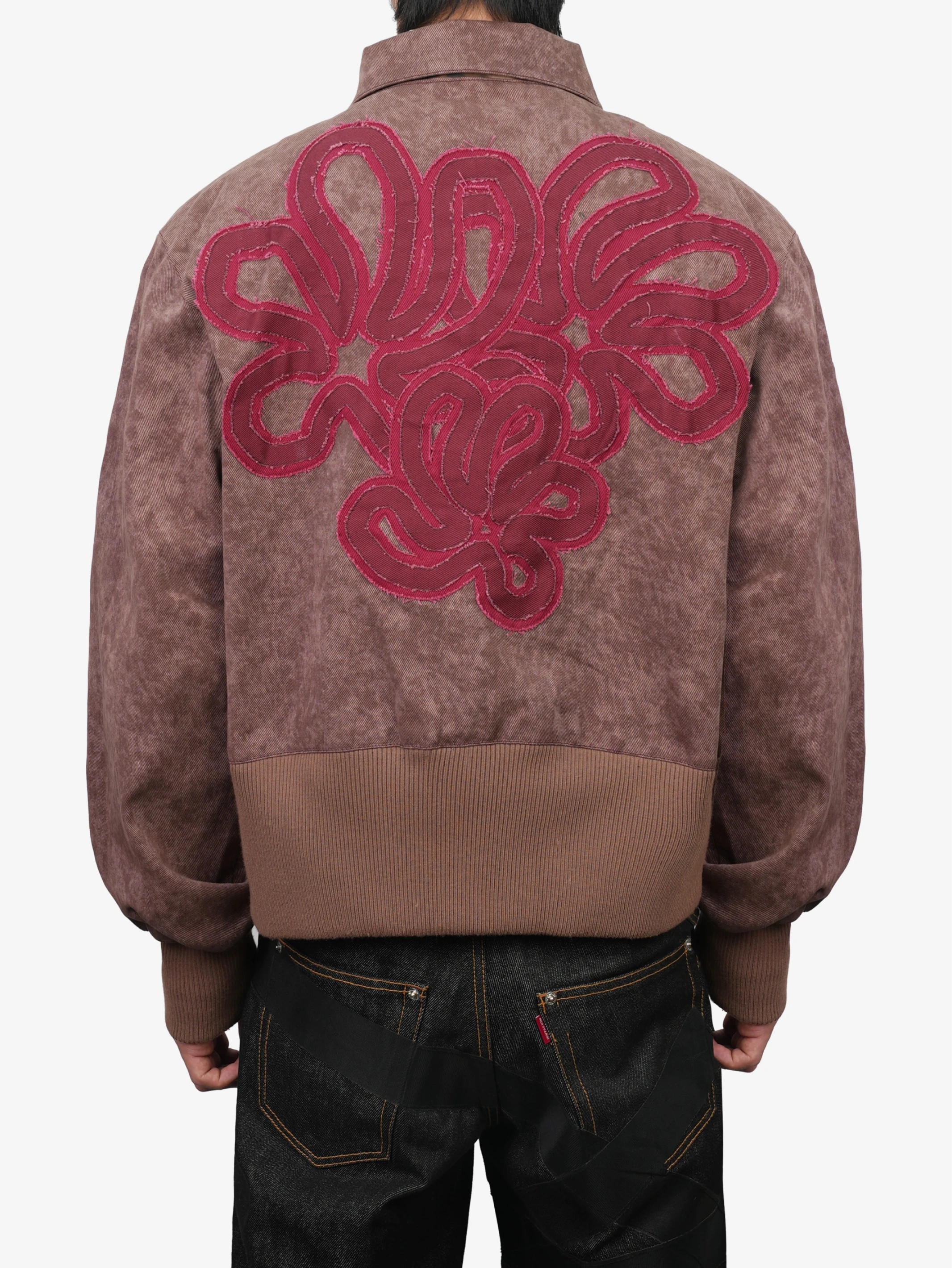 JUNTAE KIM- FLOWER BLOUSON JACKET