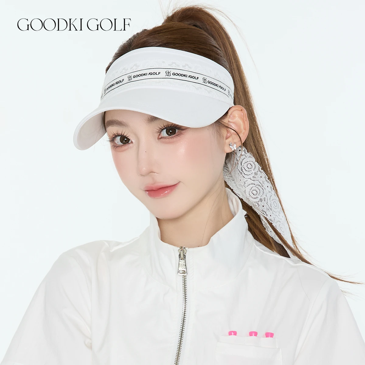 Golf Lace Sun Visor 高爾夫蕾絲遮陽帽｜GOODKI