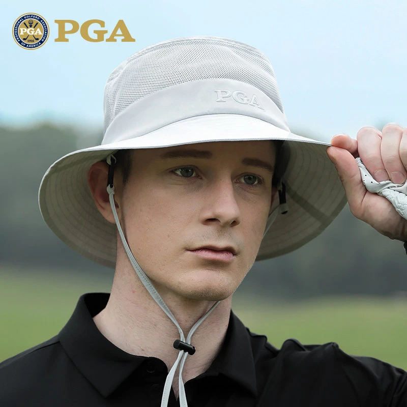 Men's Golf Sun Bucket Hat 高爾夫漁夫帽 PGA LOGO透氣 男裝｜PGA