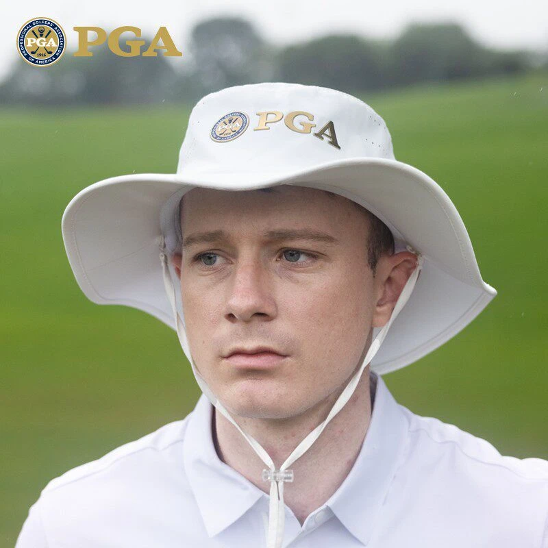 Men's Golf Sun Bucket Hat 高爾夫漁夫帽 PGA LOGO透氣 男裝｜PGA