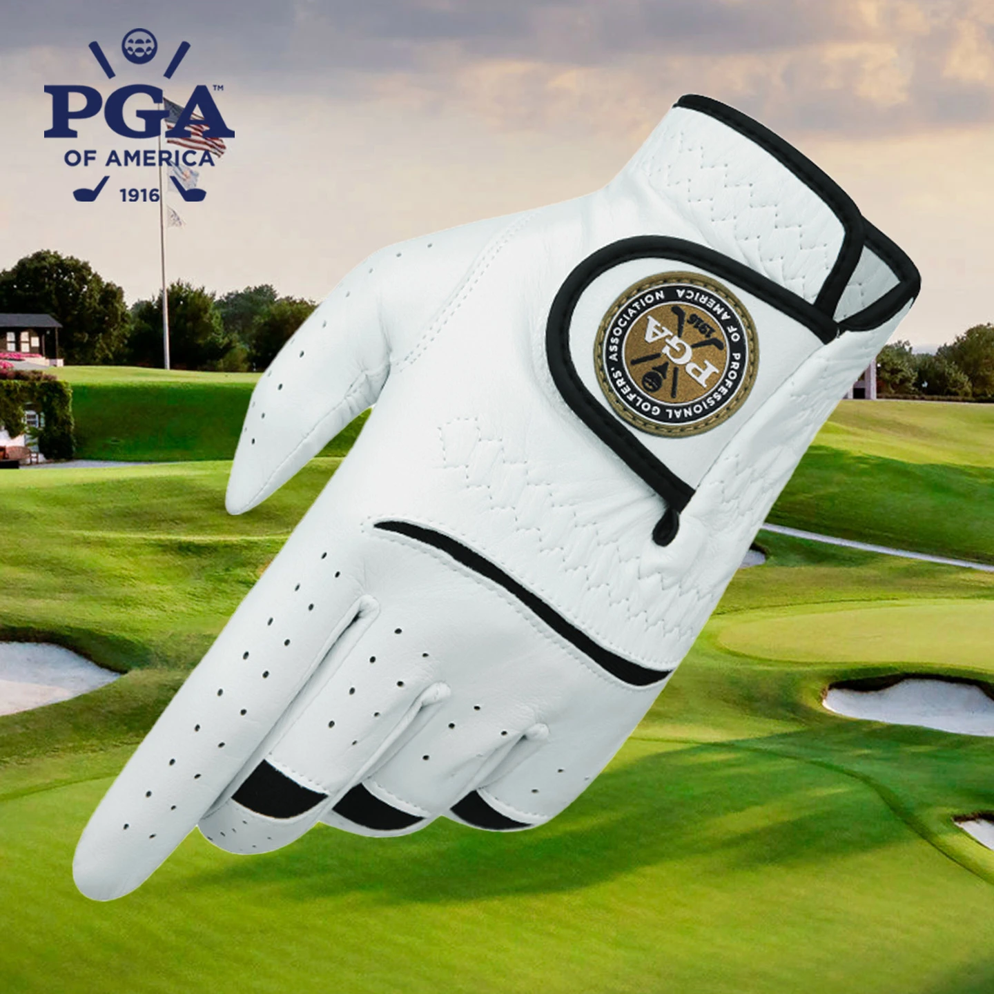 Men's Leather Golf Gloves 高爾夫真皮手套 羊皮 男裝｜PGA