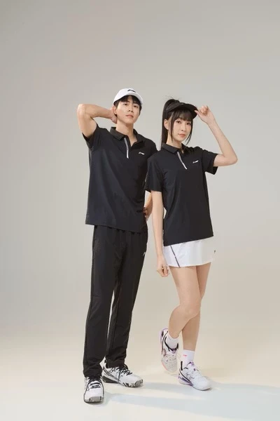 Refined Training Polo 精緻訓練 POLO 衫 黑｜李寧