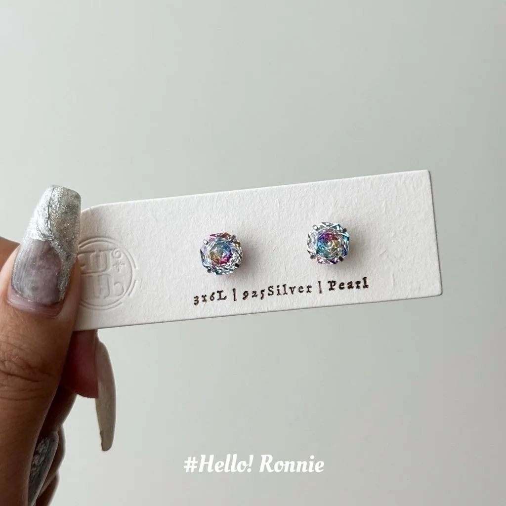 ✨Hello!Ronnie✨獨家設計 316L醫療鋼8mm繽紛彩色玫瑰花切面自訂款鎖珠