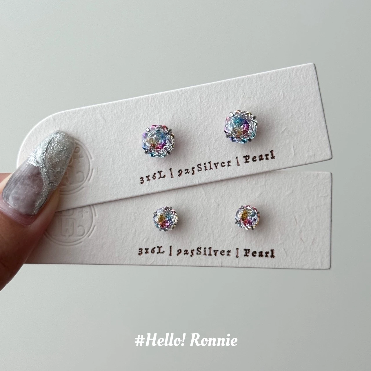 ✨Hello!Ronnie✨獨家設計 316L醫療鋼8mm繽紛彩色玫瑰花切面自訂款鎖珠