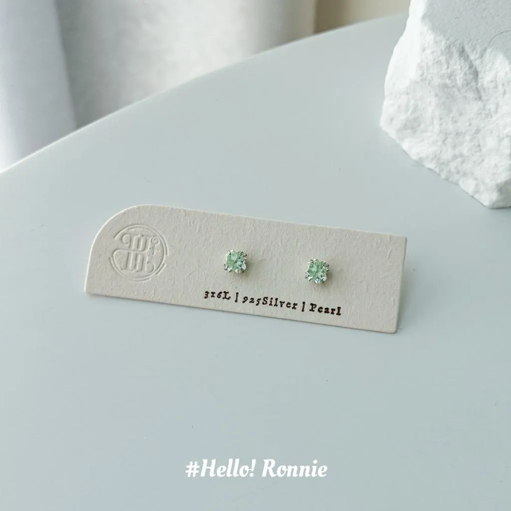 ✨Hello!Ronnie✨獨家設計 316L醫療鋼6mm幸運草自訂款鎖珠