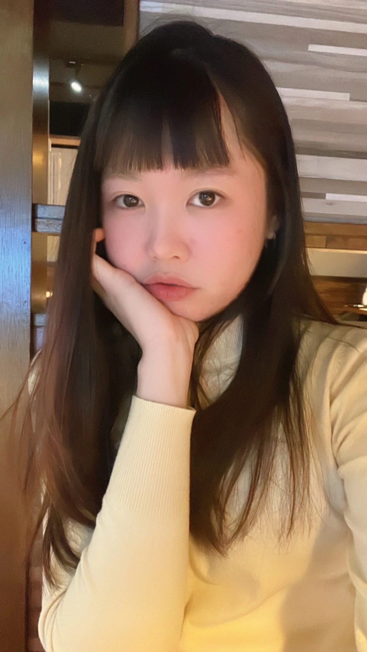 客人自拍照