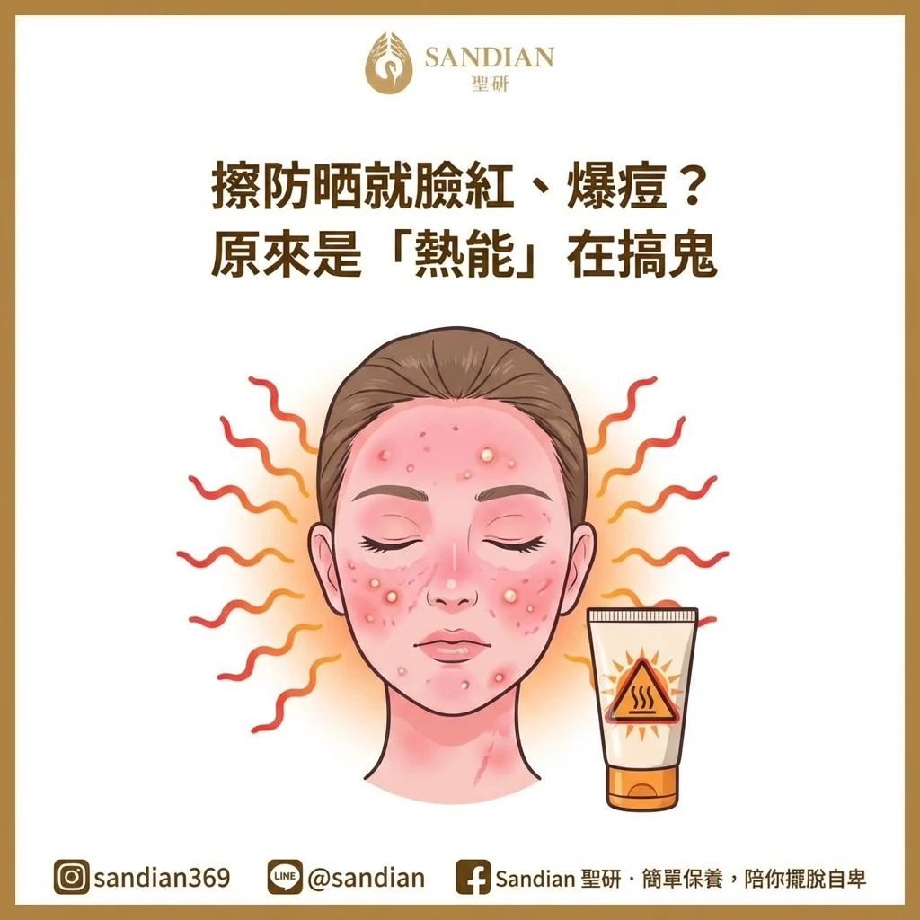 擦防曬長痘痘？防曬悶痘的真正原因＋物理 vs 化學防曬怎麼選（酒糟、痘肌適用）