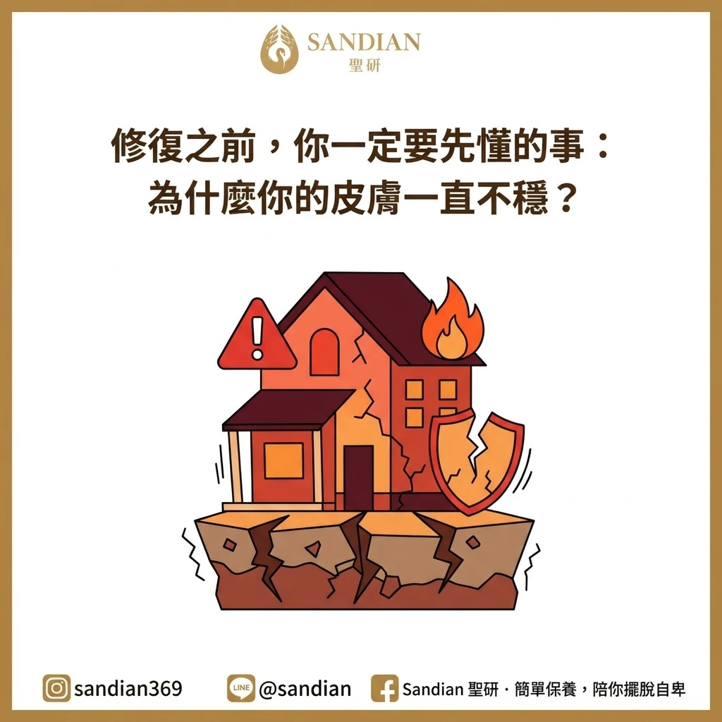 修復之前,你一定要先懂的事:為什麼你的皮膚一直不穩?