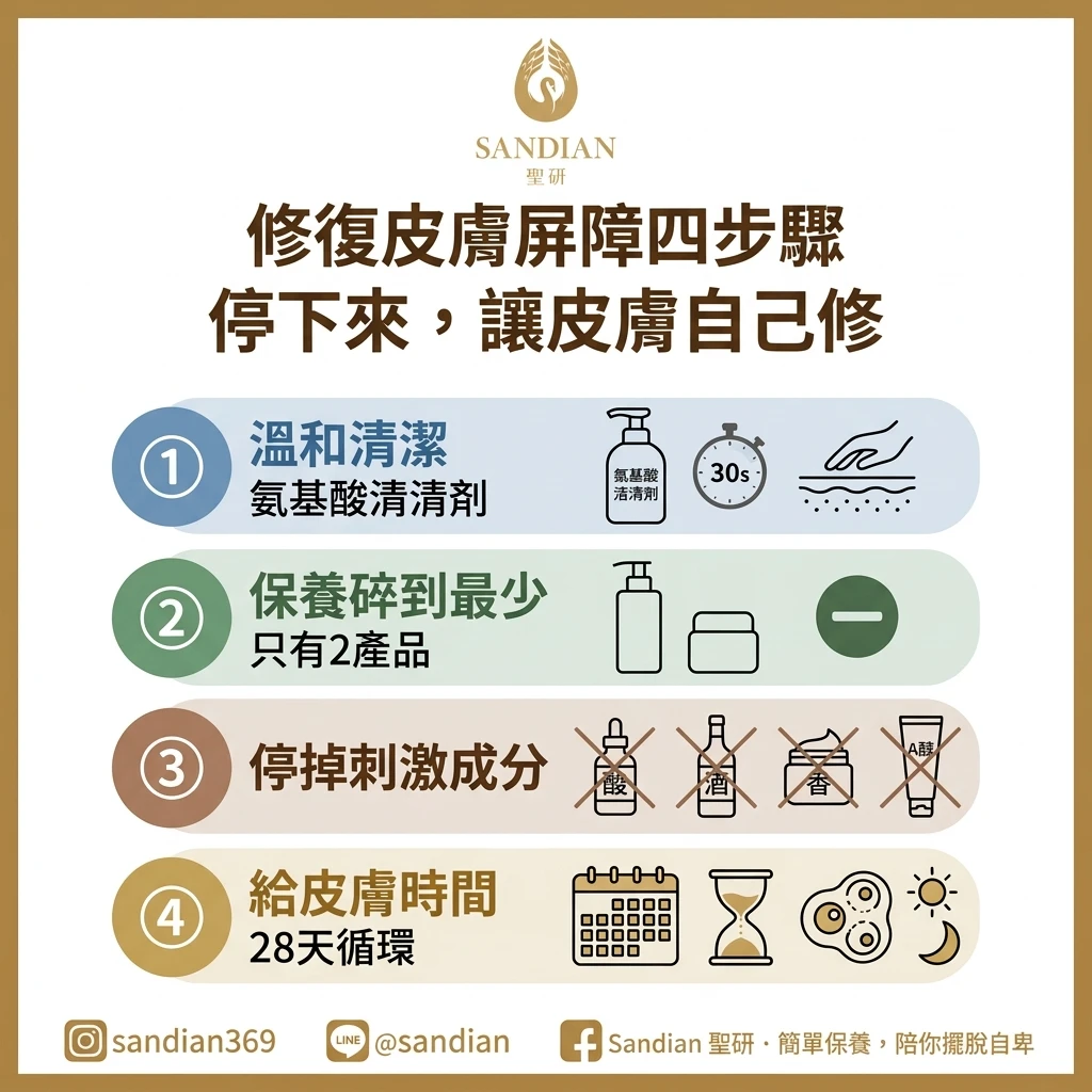 修復皮膚屏障的做法